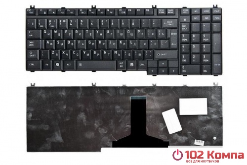 Клавиатура для ноутбука Toshiba A500, L500, P300 чёрная