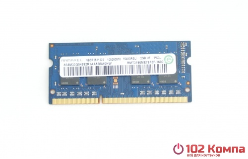 Оперативная память SODIMM DDR3-L 2Gb, PC3-12800S/1600MHz Ramaxel 