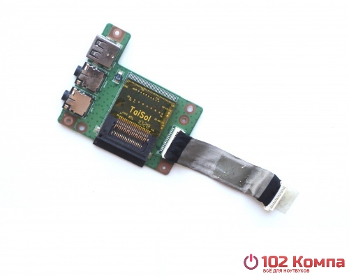 Плата USB/AUDIO разъёмов для ноутбука Lenovo Ideapad B560, V560 Series (LA56 I/O BD 55.4JW03.001)