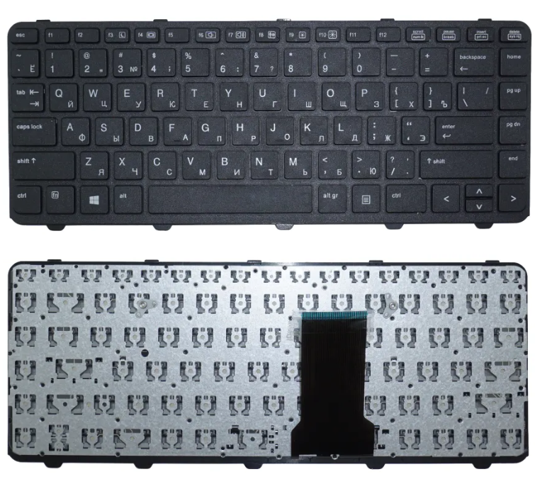 Клавиатура для ноутбука HP 430 G0, 430 G1 черная с рамкой