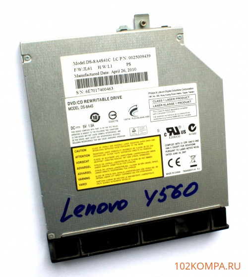 Привод DVD RW для ноутбука Lenovo Y560