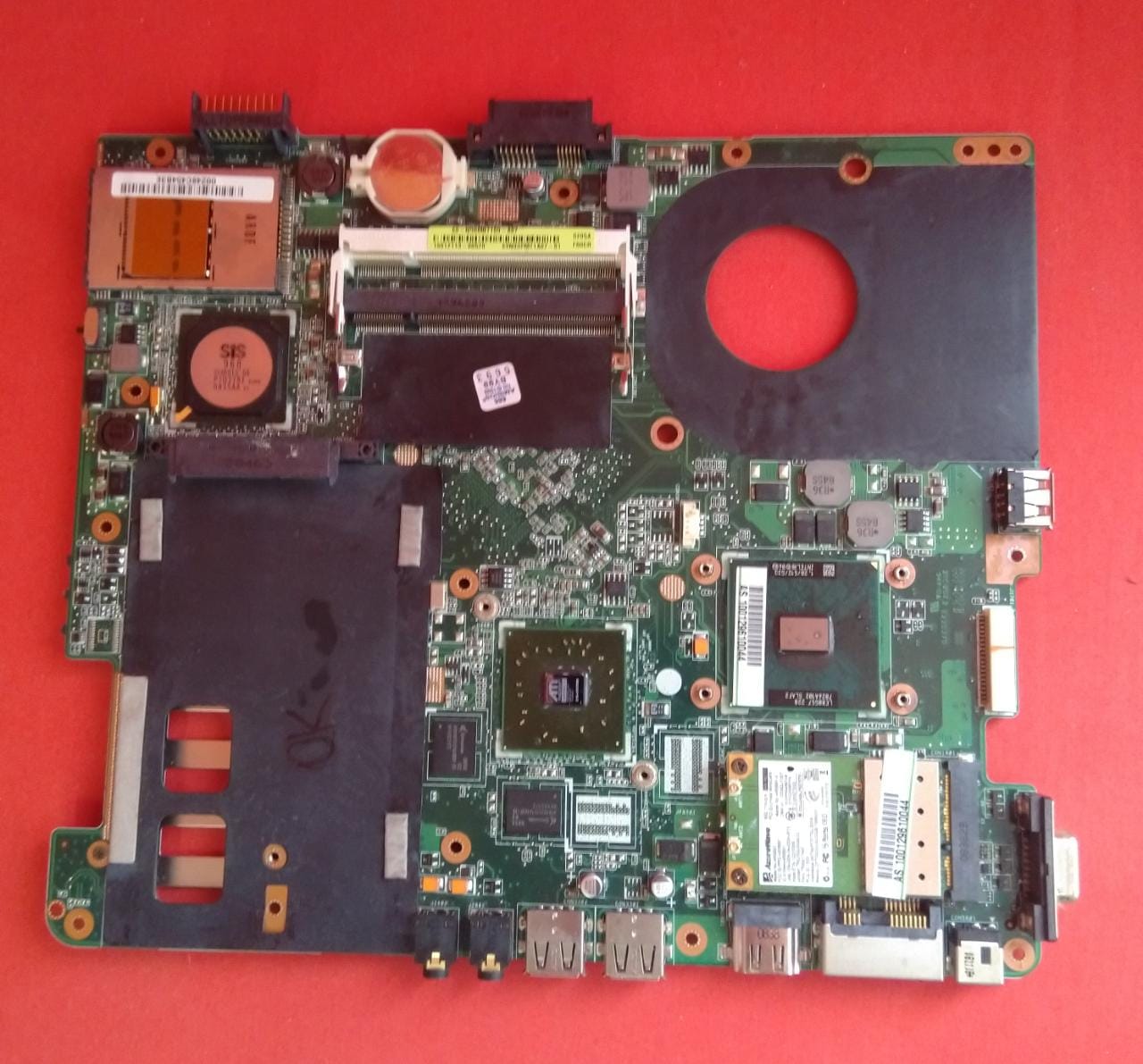 Материнская плата для ноутбука ASUS F80CR MAIN BOARD REV:2.0 (с кулером и  радиатором)