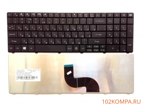 Клавиатура для ноутбука Acer Aspire 5742, E1-531, E1-551, E1-571, PB TE69BM