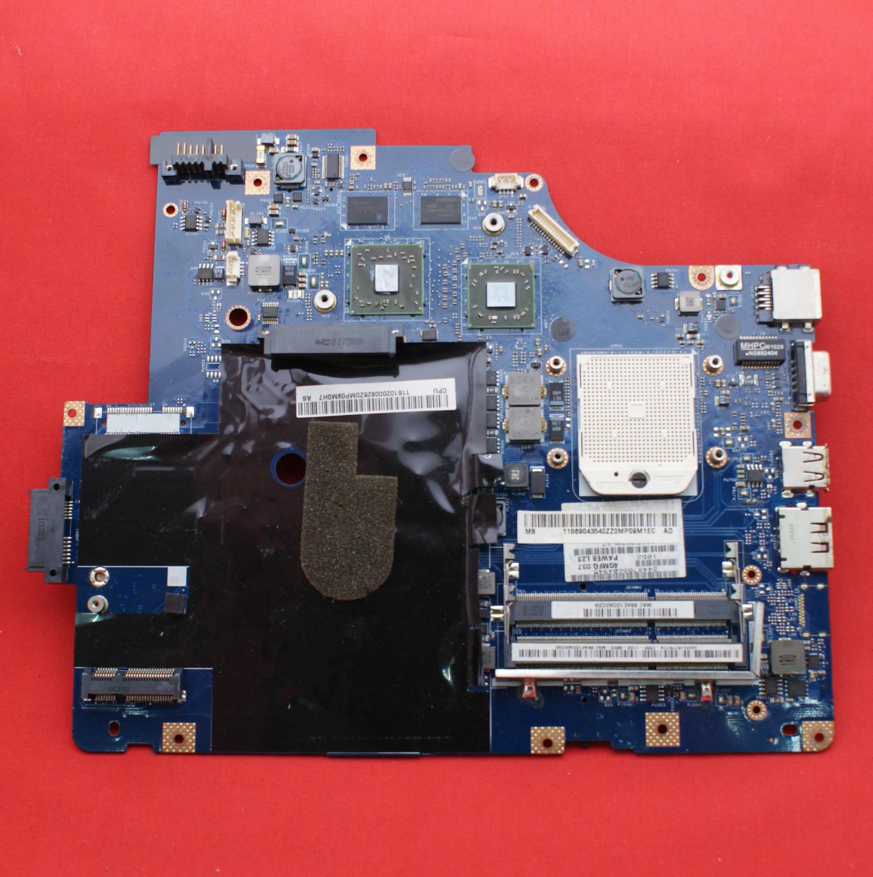 Материнская плата для ноутбука Lenovo IdeaPad G560, Z560 LA-5754P не рабочая