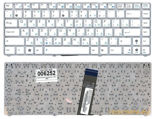 Клавиатура для ноутбука ASUS EeePC 1215 Белая