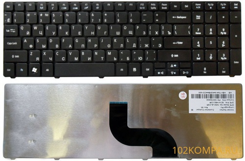 Клавиатура для ноутбука Acer 5742, 5741, 5551, 5552, 5750, 5810T, 5410T, 5820TG (б/у)