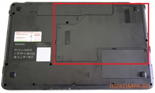 Корпус для ноутбука Lenovo G550, G555