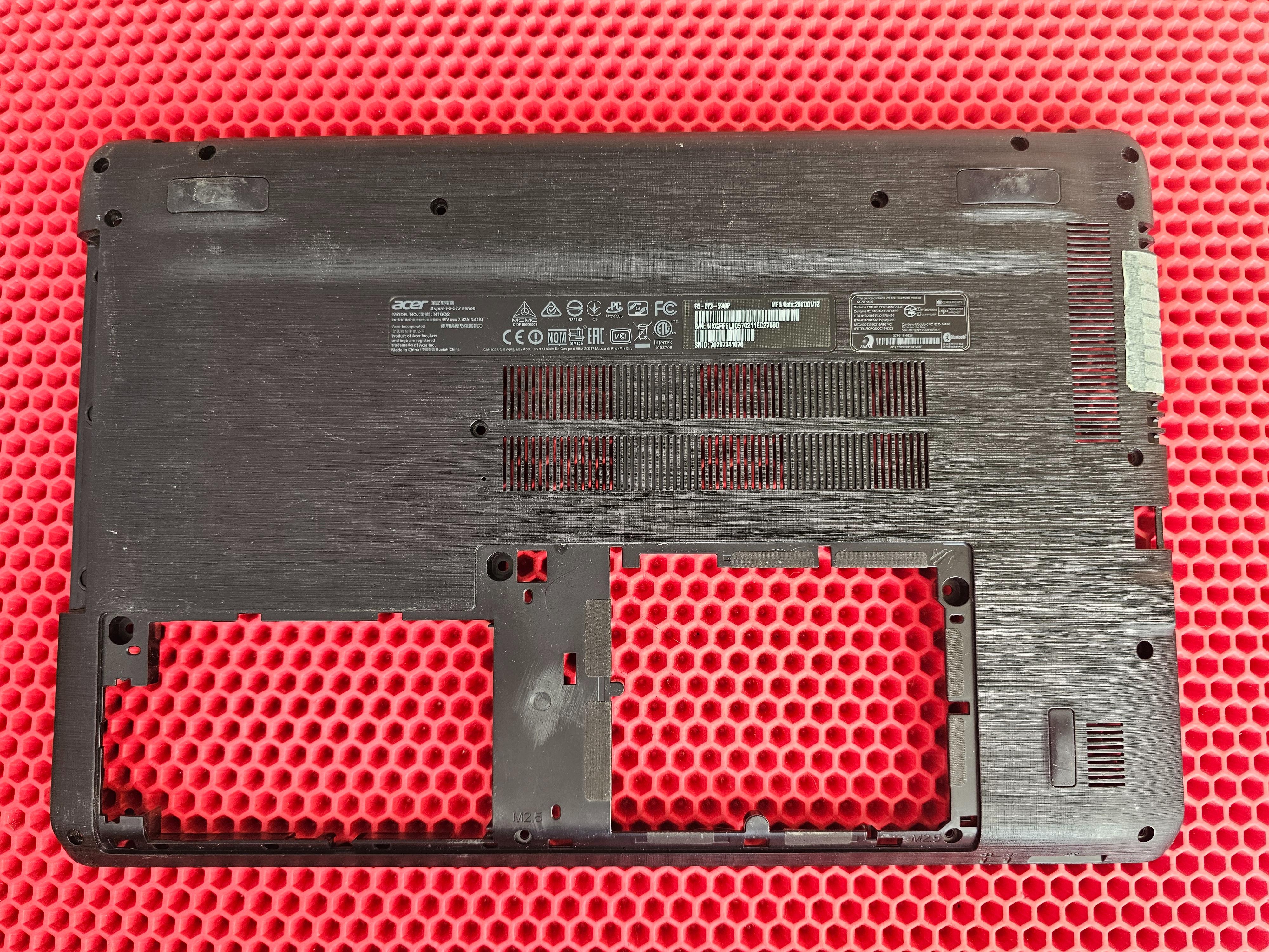 Поддон для ноутбука Acer E5-575G, E5-576, E5-523, E5-553, F5-573, TravelMate P259.