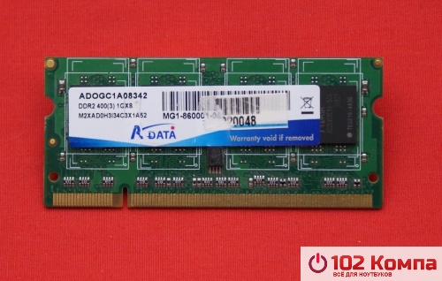 Оперативная память SODIMM DDR2 1Gb, PC2-5300S/667MHz Adata