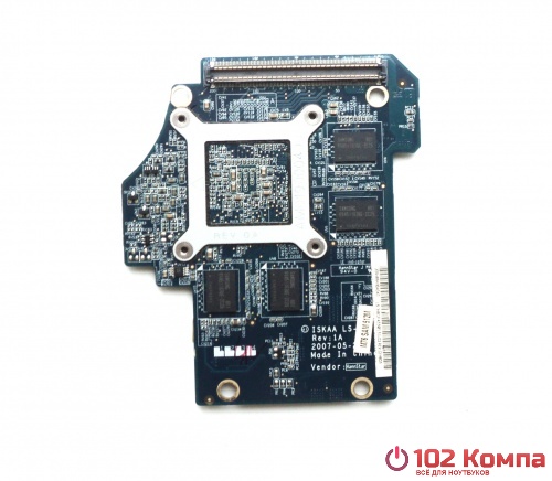 Видеокарта ATI Radeon HD 2600, 512Mb  для ноутбука Toshiba Satellite A200, A210 Series (ISKAA LA-3481P Rev:1A, 4559EL51L02, 216MJBKA15FG) s/n: 2094B94304040