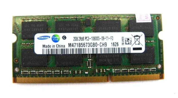 Оперативная память DDR3 2GB SO-DIMM 1333 Mhz PC-10600 1x2 ГБ