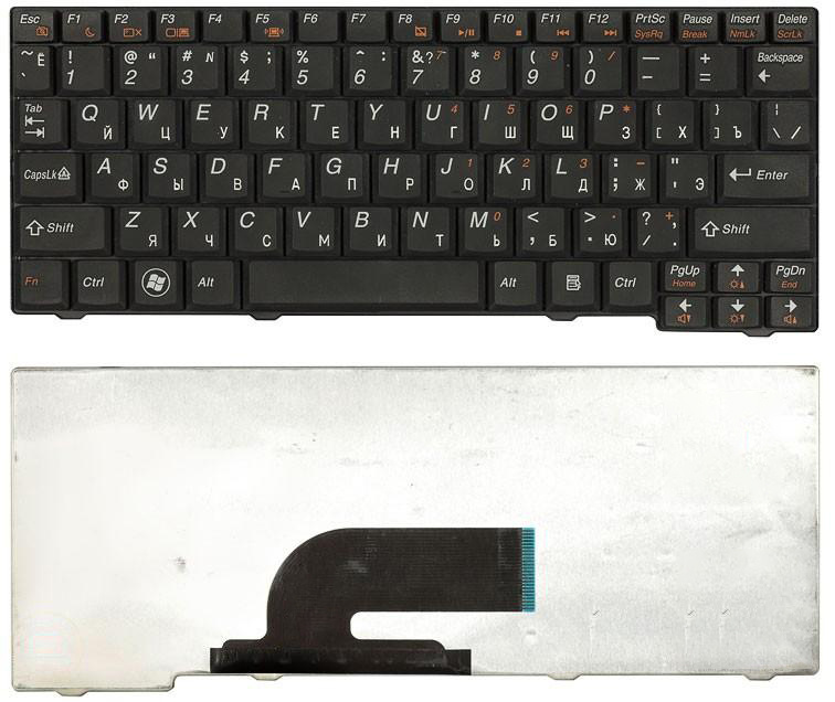 Клавиатура для ноутбука Lenovo S10-2 S10-3C Черная
