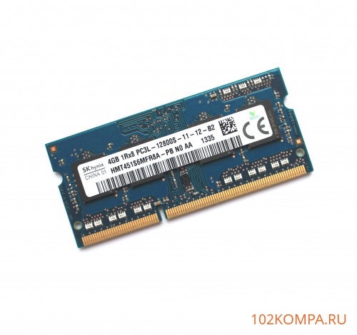 Оперативная память SODIMM DDR3L 4Gb, PC3-12800S/1600MHz в ассортименте
