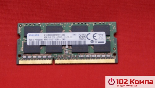 Оперативная память SODIMM Samsung DDR3L 8Gb, PC3l-12800s