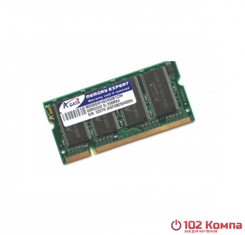 Оперативная память SODIMM DDR 256Mb, PC-2700S/333MHz, в ассортименте
