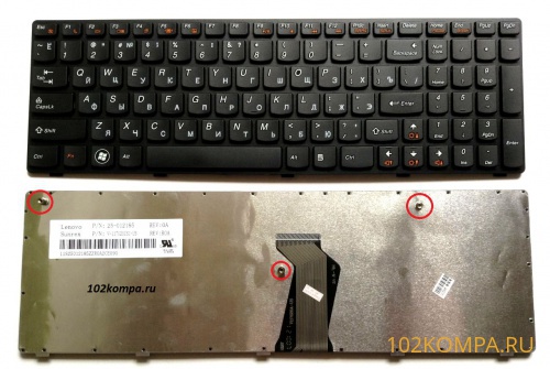 Клавиатура для ноутбука Lenovo G570, G575, Z560