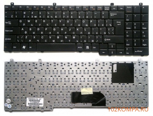 Клавиатура для ноутбука DNS 0121268, 0124000, VME50, PCA52, V062005AK2