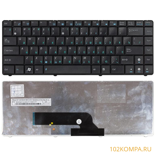 Клавиатура для ноутбука ASUS K40, P81, F82