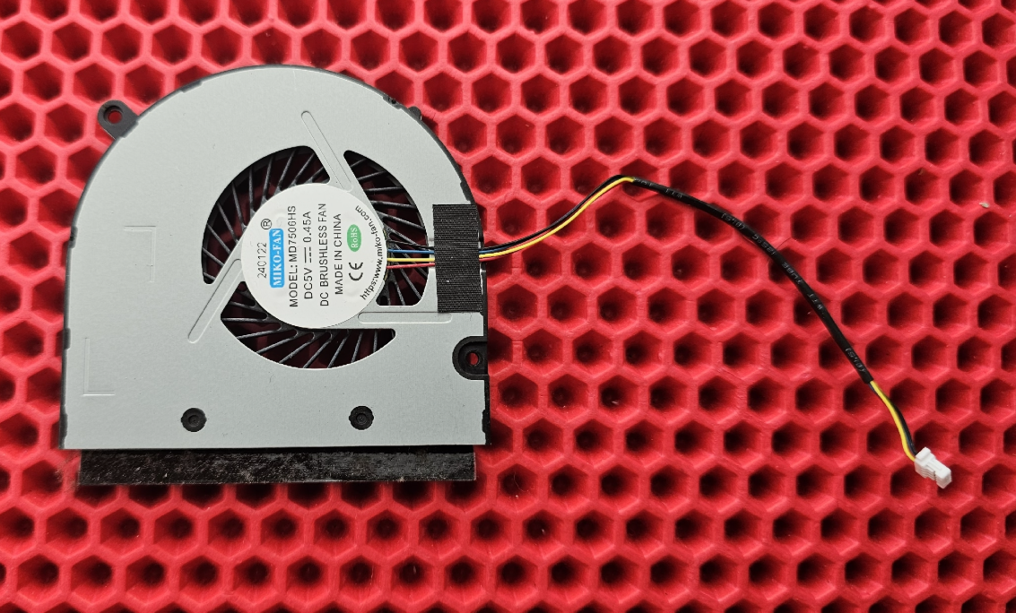 Кулер для ноутбука (4PIN CPU)MD7506HS DC5V 0.45A- 4PIN Wire sh1.0 Cooler Fan
