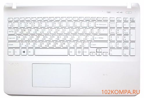 Клавиатура с топкейсом для ноутбука Sovy VAIO SVF1521E1RW белая